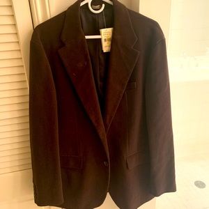 NWT Banana republic men’s brown suede 44R blazer